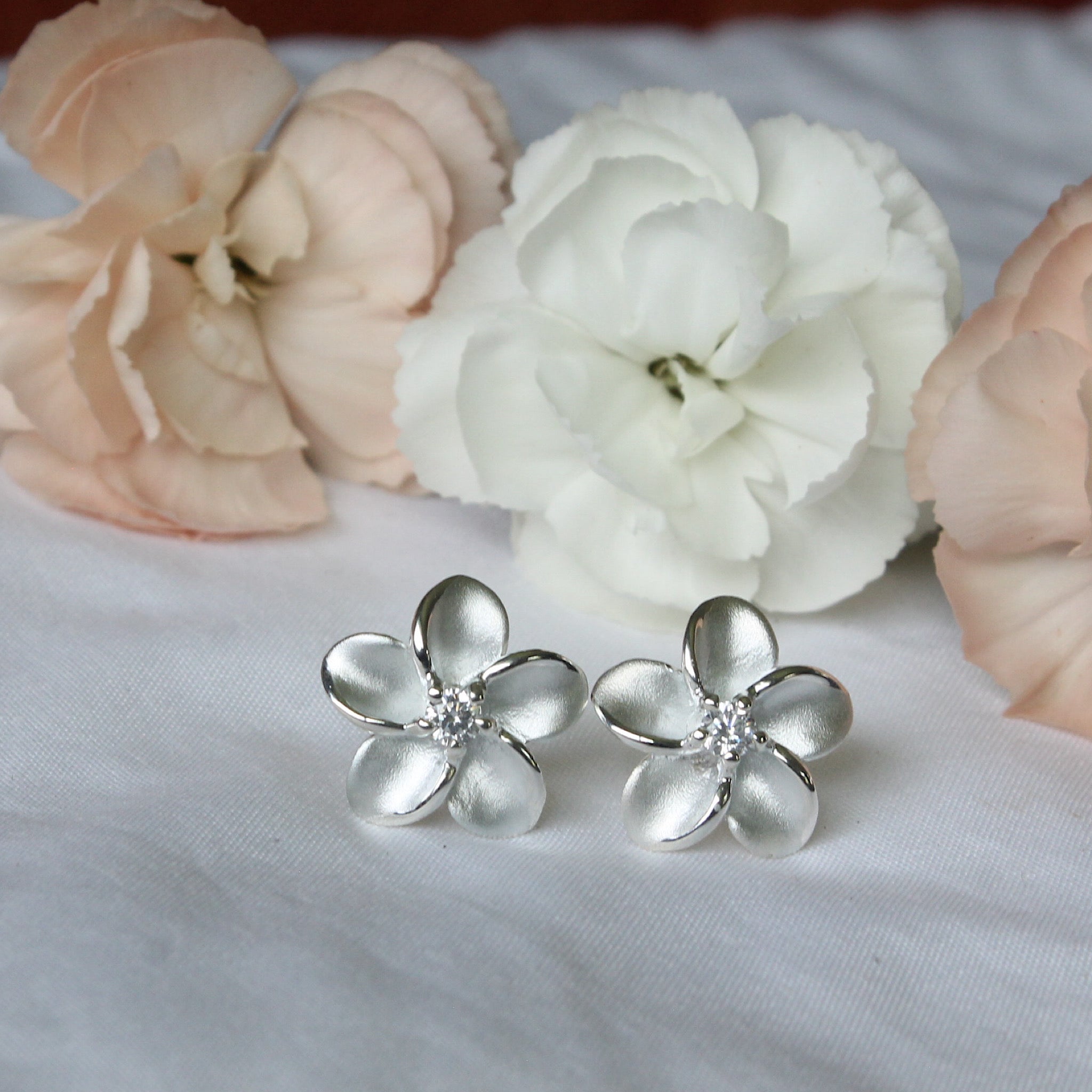 CHUNKY Plumeria Studs