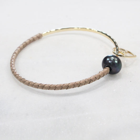 Lauhala Charm Bangle