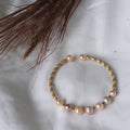 Lauhala Fresh Water Pearl Cuff