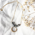 Tahitian Pearl Lauhala Necklace