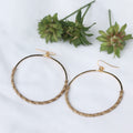 Lauhala Large Hoops