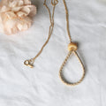 Lauhala Puka Shell Necklace