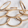 PRE-ORDER half wrapped Lauhala bangle SALE